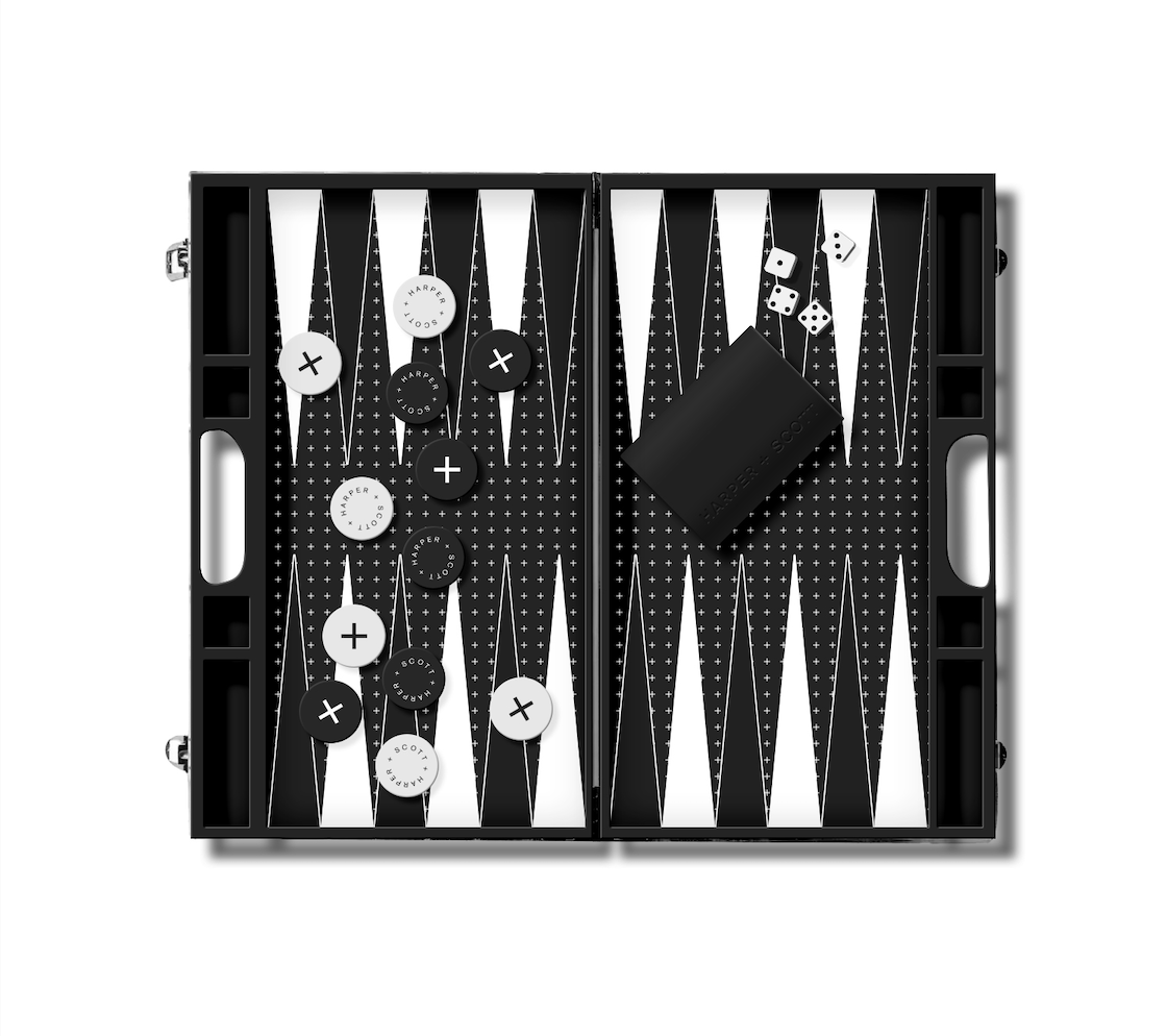 Acrylic Backgammon Set